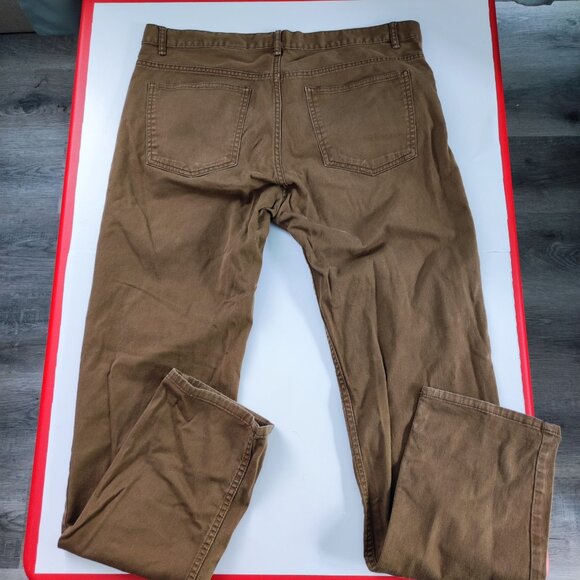 H&M jeans slim fit brown men's size 36 - Picture 3 of 13